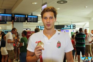 Zalánki Gergő élete első aranyérmét nyerte világversenyen. Forrás: vlv.hu