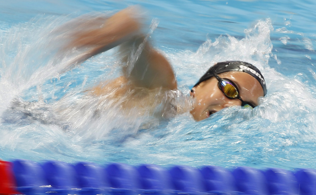 Kazany, 2015. augusztus 3. Kapás Boglárka az 1500 méteres gyorsúszás elõfutamában a kazanyi vizes világbajnokságon 2015. augusztus 3-án. MTI Fotó: Kovács Anikó