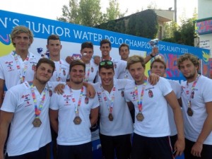 A 2015-ben U20-as bronzérmes csapat Forrás: waterpolo.hu