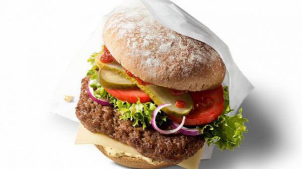 Bio hamburger a McDonald's-ban