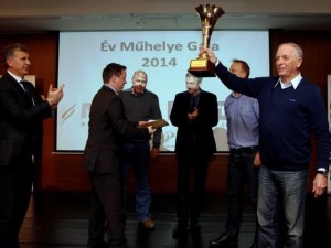 Hazsik Endre a 2014-es, Az év műhelye-díjjal