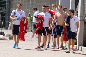 Komoly ellenfelekkel méri össze tudását a magyar U19-es fiúválogatott Belgrádban Fotó: Dobos Sándor/waterpolo.hu