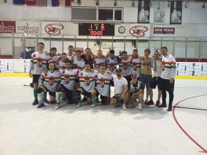 Az U20-as ballhockey-válogatott Forrás: jégkorongblog.hu
