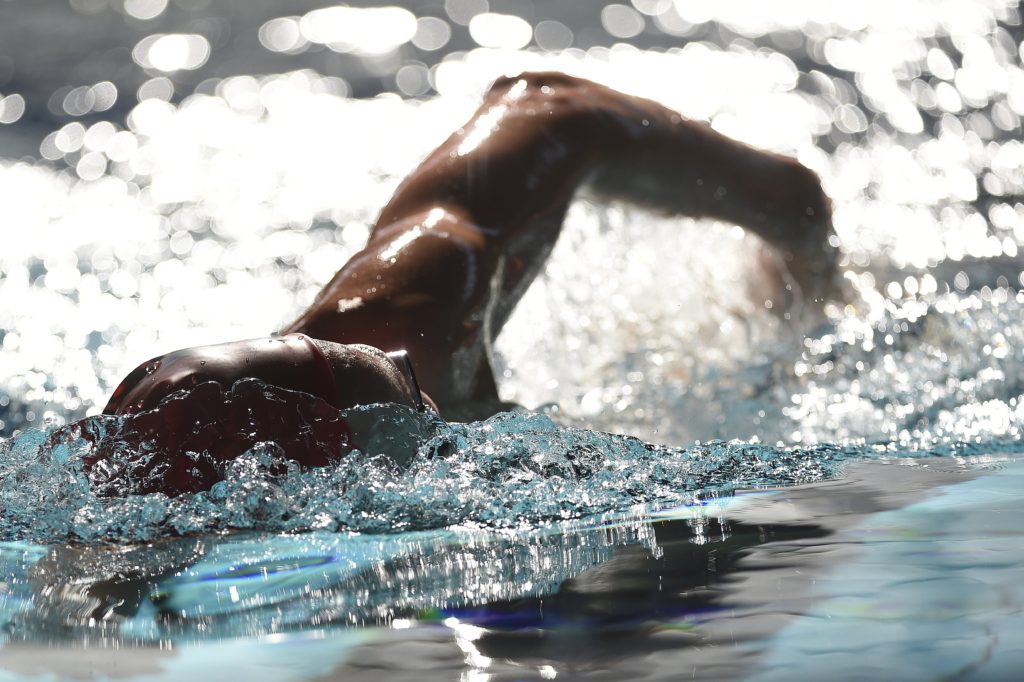 Budapest, 2016. július 12. Verrasztó Evelyn úszó edz a Császár-Komjádi Béla Sportuszodában 2016. július 11-én. A sportoló a 200 méteres gyorsúszás és a 4x200 méteres gyorsváltó versenyszámában indul a riói olimpián. MTI Fotó: Kovács Tamás
