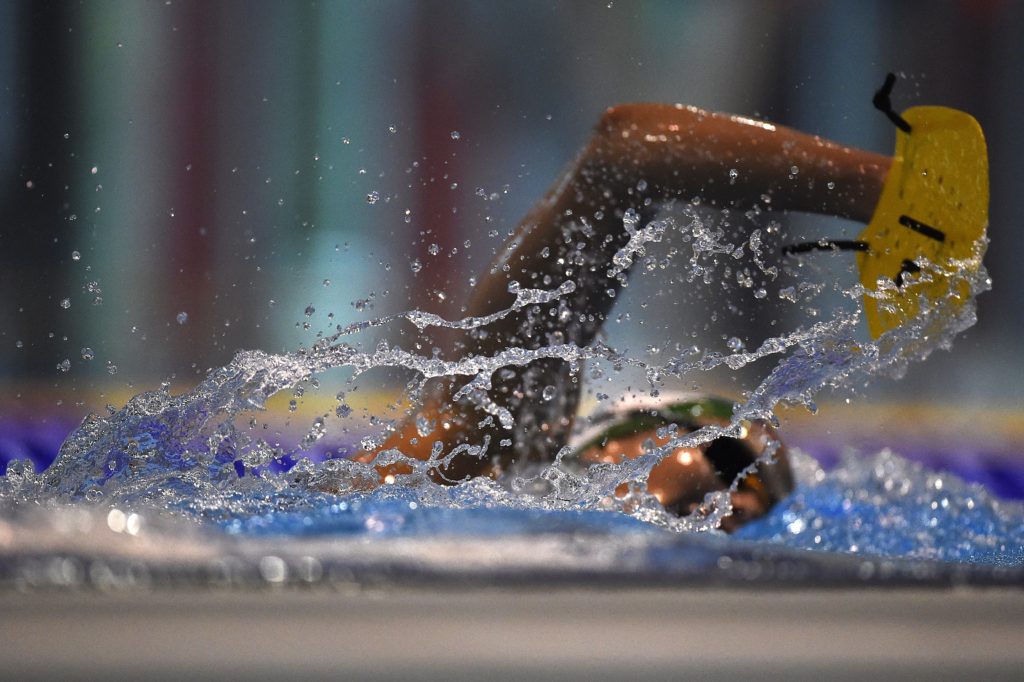 Gyõr, 2016. július 16. Jakabos Zsuzsanna úszó edz a gyõri Aqua Sportközpontban 2016. július 14-én. A sportoló 200 és 400 méteres vegyesúszásban, valamint a 4x200 méteres gyorsváltóban indul a riói olimpián. MTI Fotó: Kovács Tamás
