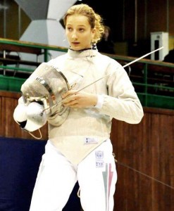 Márton Anna 2011-ben, elsőéves kadetként