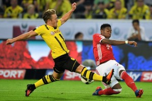 Passlack (sárgában) Alabával a Bayern elleni Szuperkupán Forrás: foxsports.com